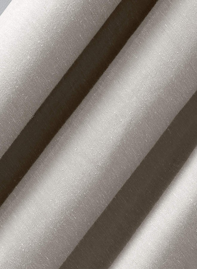 Archaeo Linen Total Blackout Grommet Top Curtain, 52" x 95", Pearl - Image 3